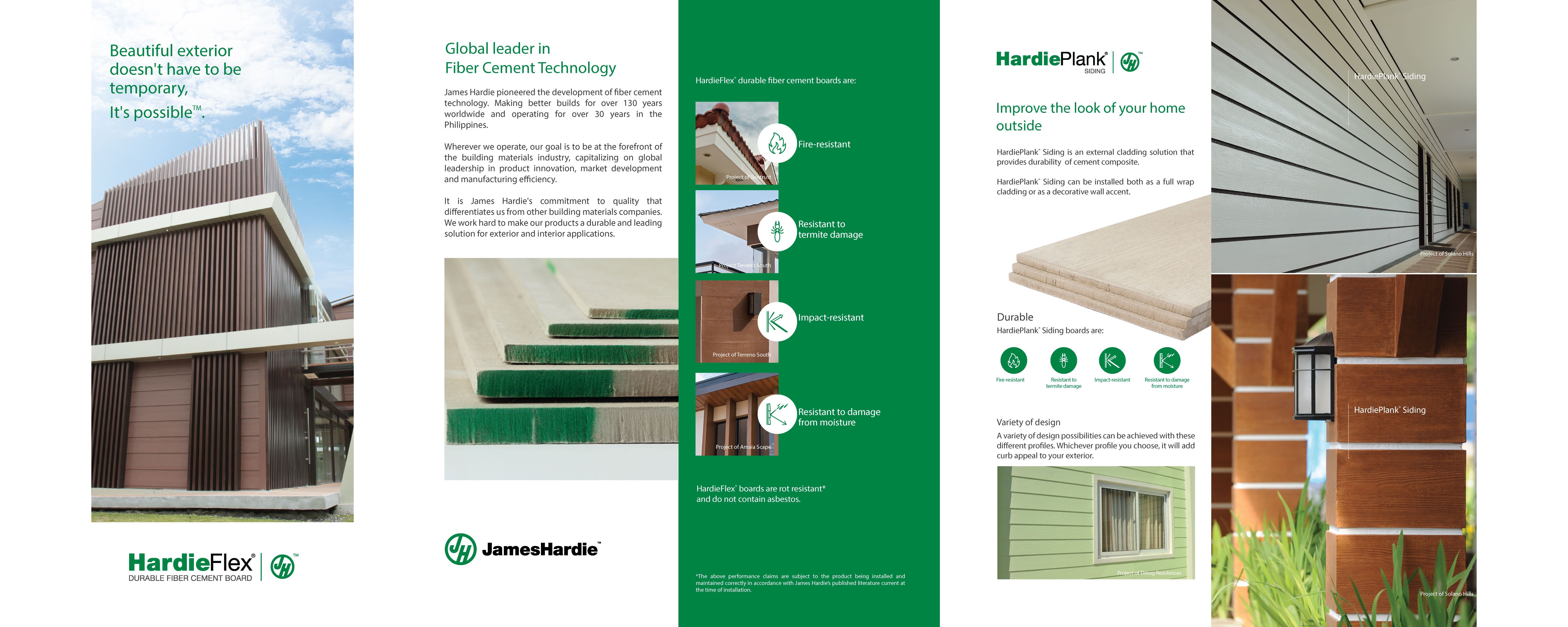 HardieFlex® Products for External Applications